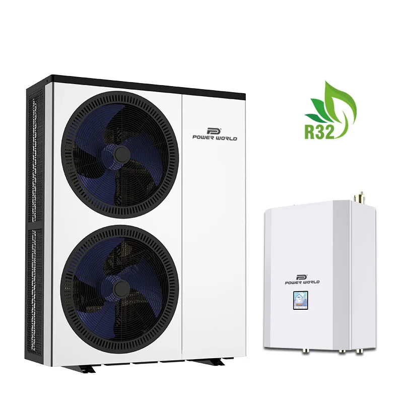 Italian popular heat pumps EVI inverter split solar water heater system guangzhou air split heat pumps