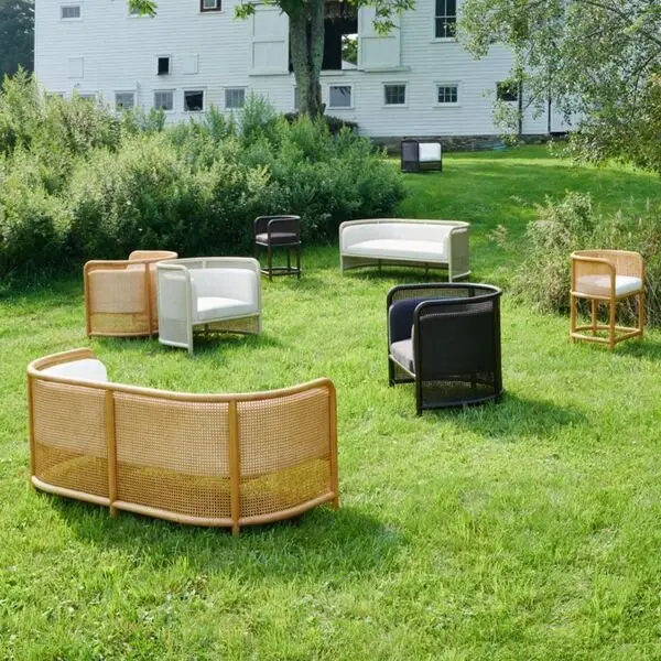 Factory Supply Style Wooden Rattan Wicker Designs Single Chair