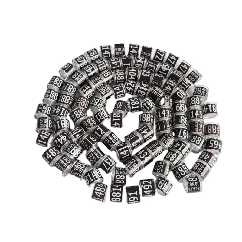 High Quality Pigeon Ring Foot Ring for All kinds birds Poultry leg bands Racing Pigeon Club Ring for customized