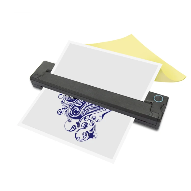 Mini Handheld Home Use Wireless Bluetooth Tattoo Stencil Printer Portable A4 Thermal Printer Tattoo Printer Machine