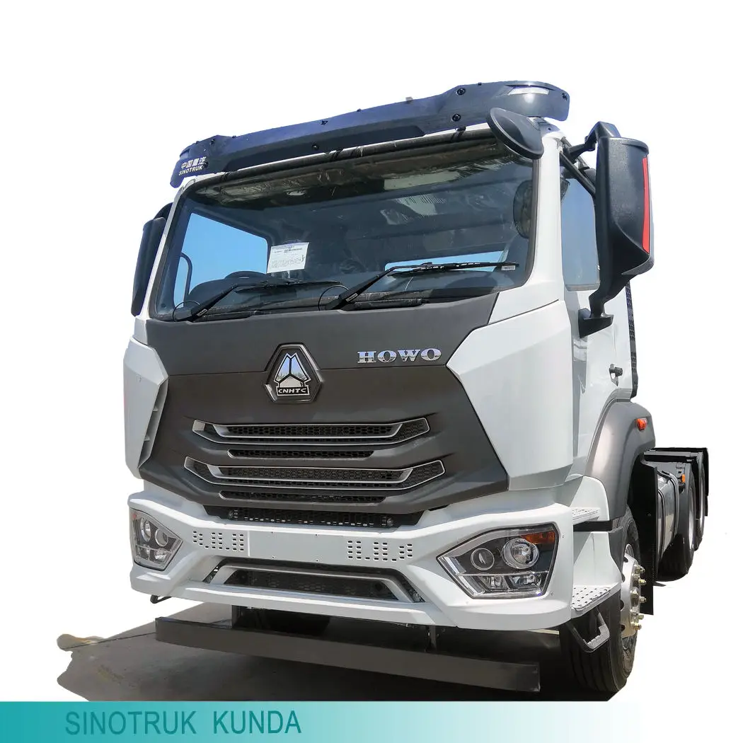 Б/у Sinotruk Howo 430hp Euro 2 6x4 ручная головка дизельного трактора с 10 прицепами 8 т Евро 3 Тяжелый грузовик