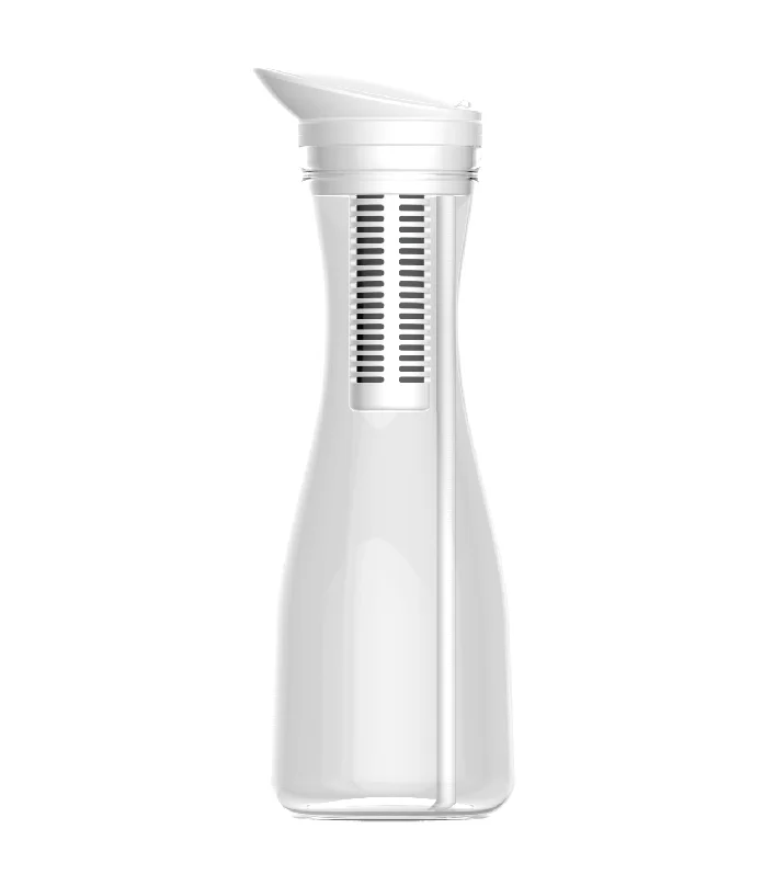 
800L bpa free carbon fiber cartridge water filter pitcher jug glass water filter pitcher 