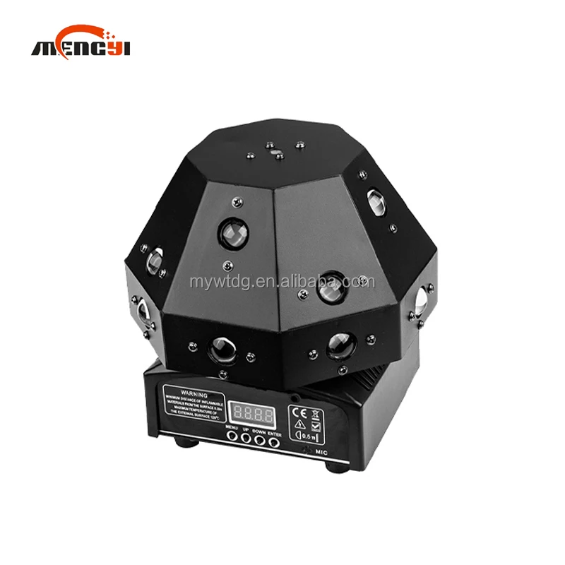 Stage Light 16pcs 4in1 Led Mushroom DMX512 Laser Ball Lazer Rain Effect Rotating Nightclub Dj Ktv Disco Light