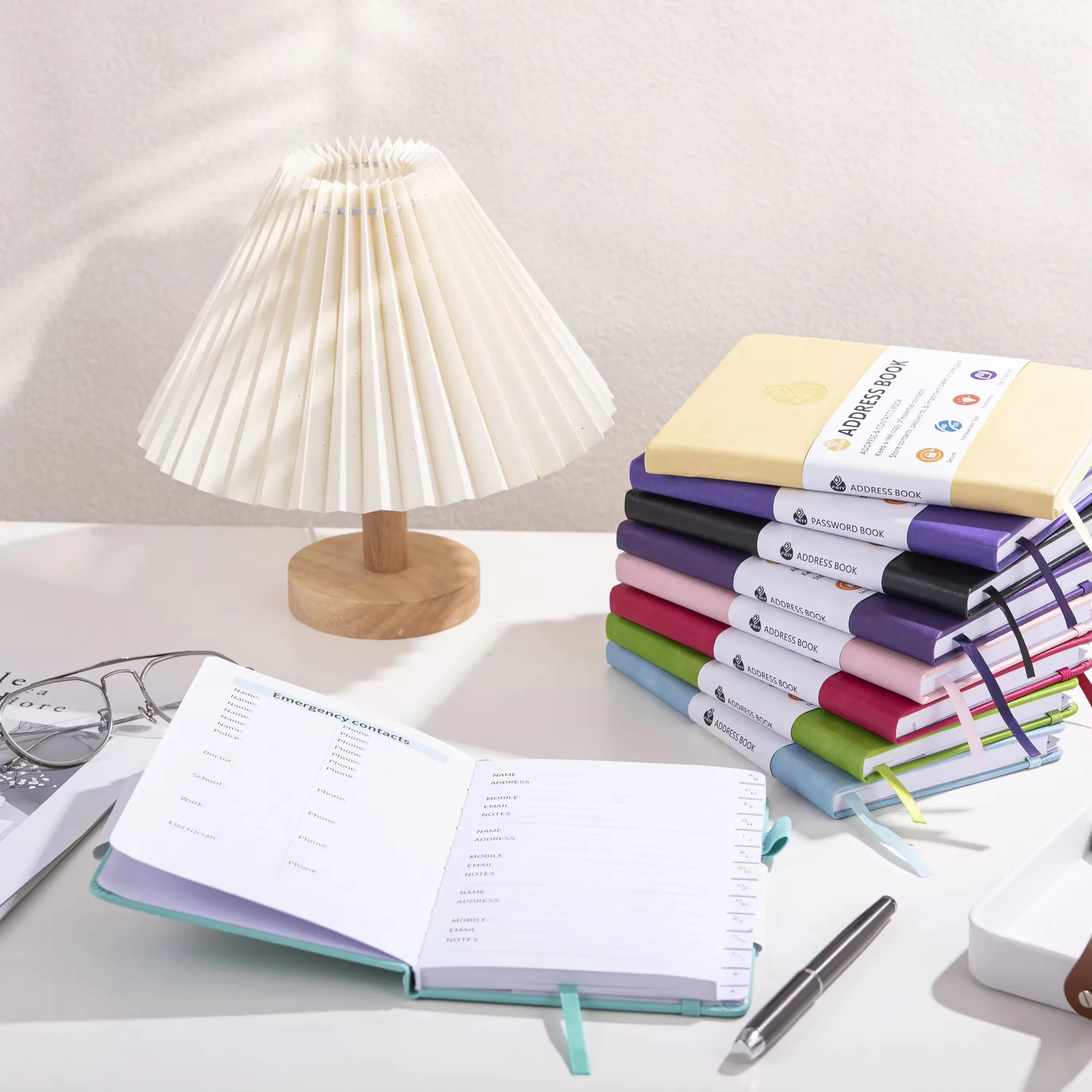 Customized Home Office Email Personal Password Address Book Notebook For Internet Website Address Login Book
