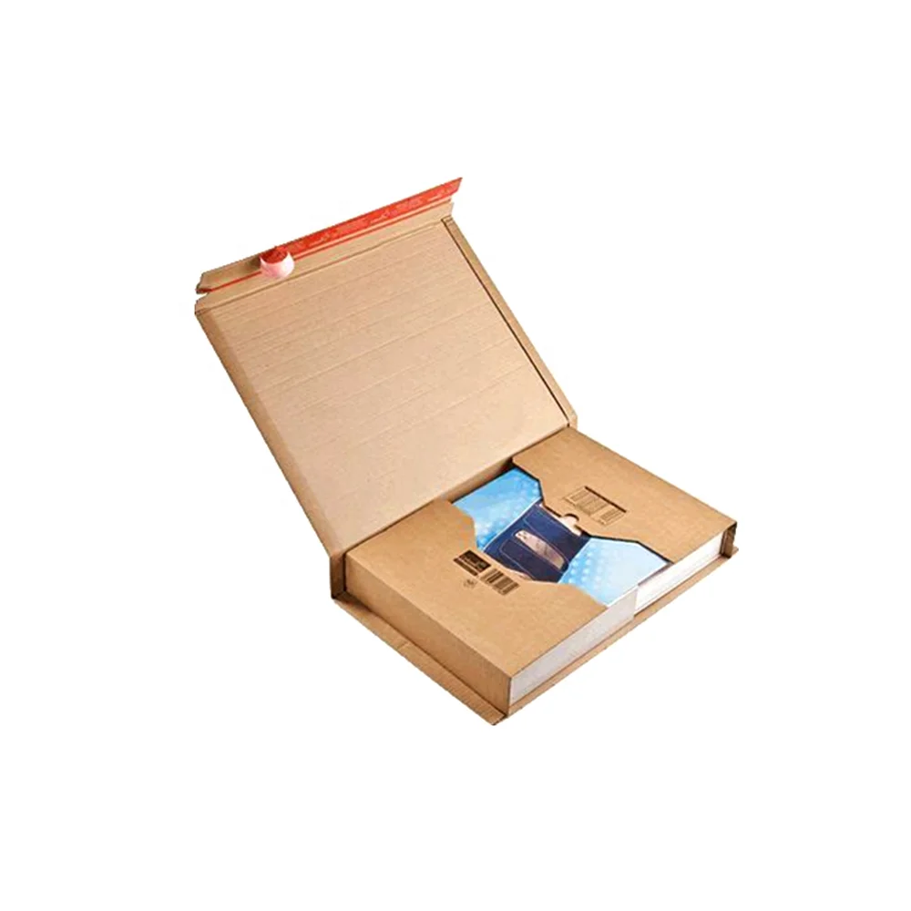Custom CD book shipping boxes Easy-Fold Mailers Cardboard protecting Boxes