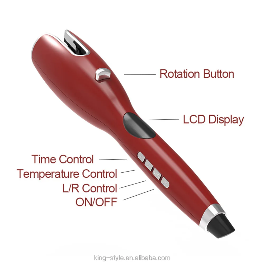 Ceramic hair curler machine prince 2 in 1 hair straightener curling iron