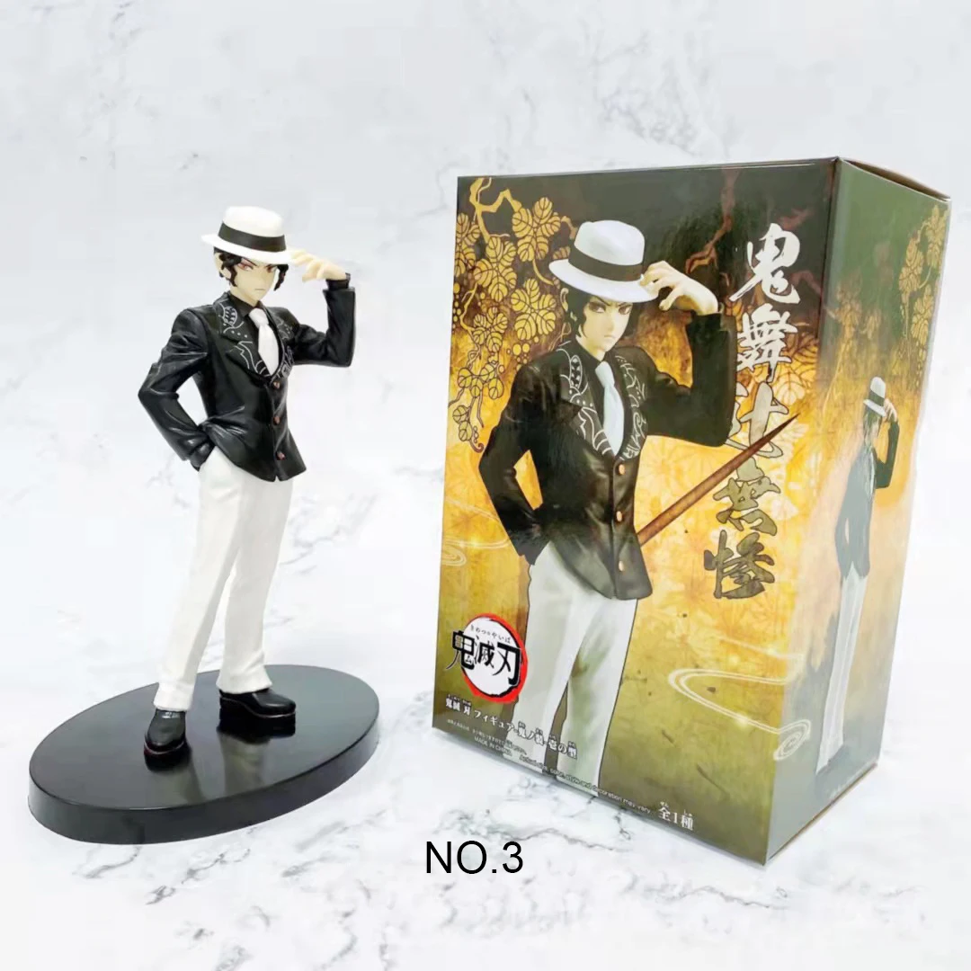 New style Collectibles toys Demon Slayer model Kibutsuji Muzan Rengoku Kyoujurou cake decoration anime action figures