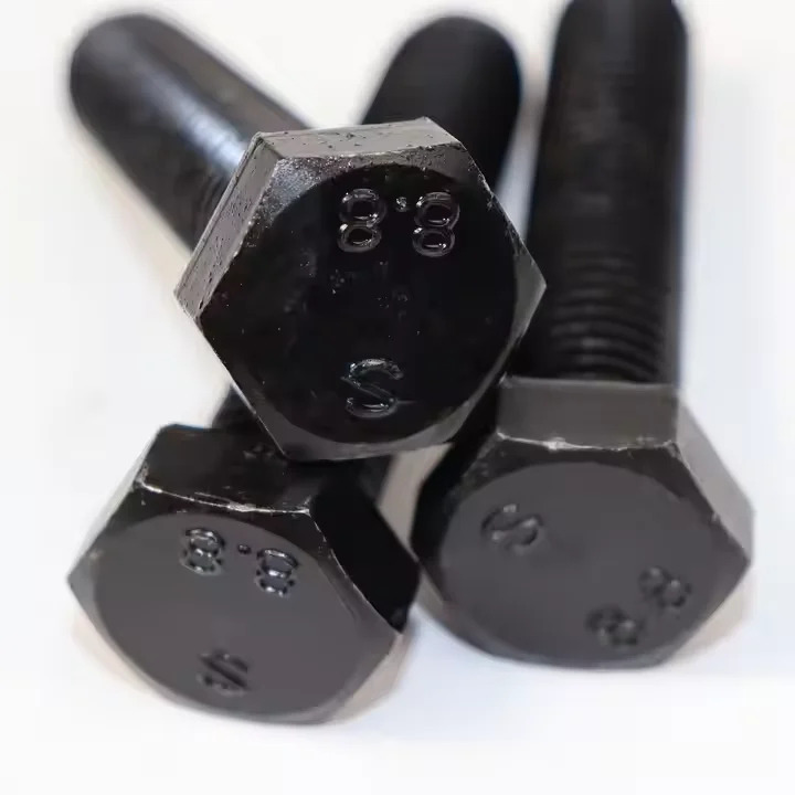 Wholesale A2 hex bolt Stainless Steel Bolts ISO 4014 8.8 Grade customized Manufacturer  Screw nuts Bolts For Construction