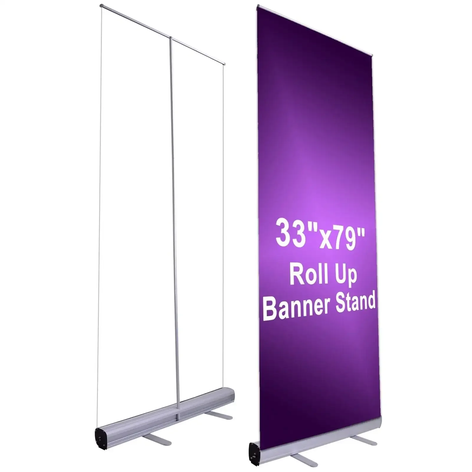Professional Roll up Advertising Wholesale Economical Advertising Display Fabric Roll up Banner Display Stand