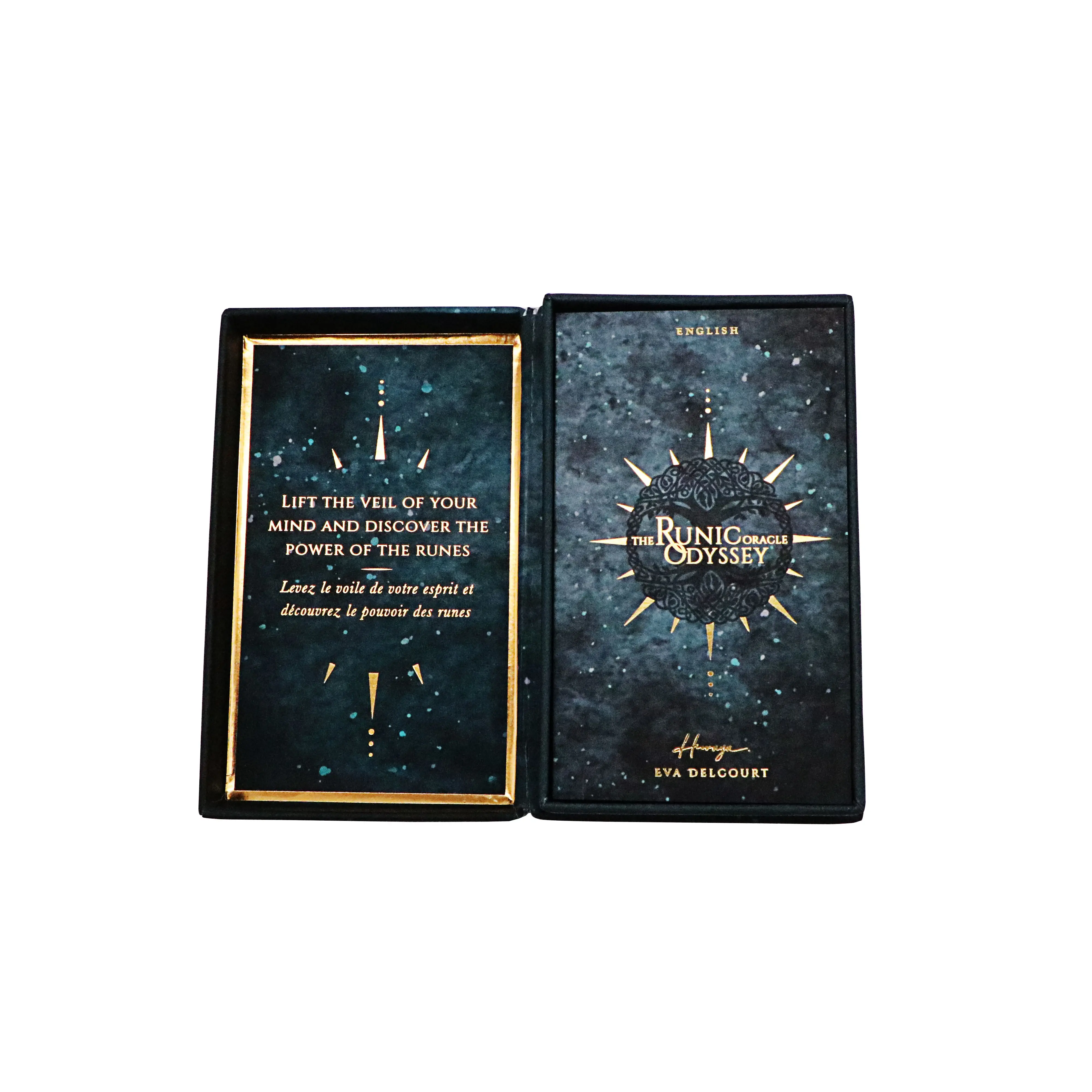 Professional Manufacturers Custom Low Minimum Sun And Moon Printing Paper Wholesale Bulk Luxury Tarot Cardstarot Card Box