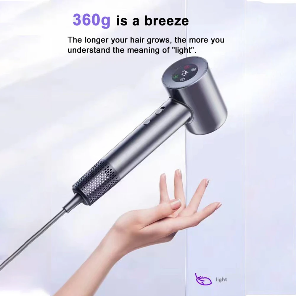 Hair Dryer Motor 6V Professional Hair Dryer Durable Salon 1600W High Speed Hair Dryer Styling Tool Strong HairDryer Set Factory