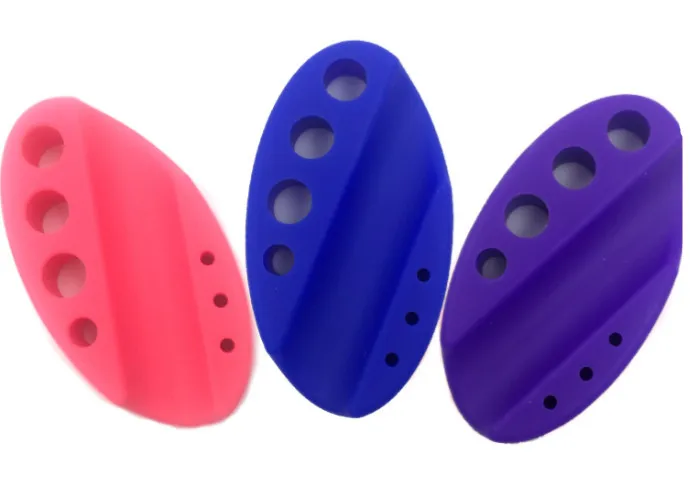 Lovbeauty 3 Colors Microblading Pigment Machine Silicon Cap Holder Stand for Permanent Makeup