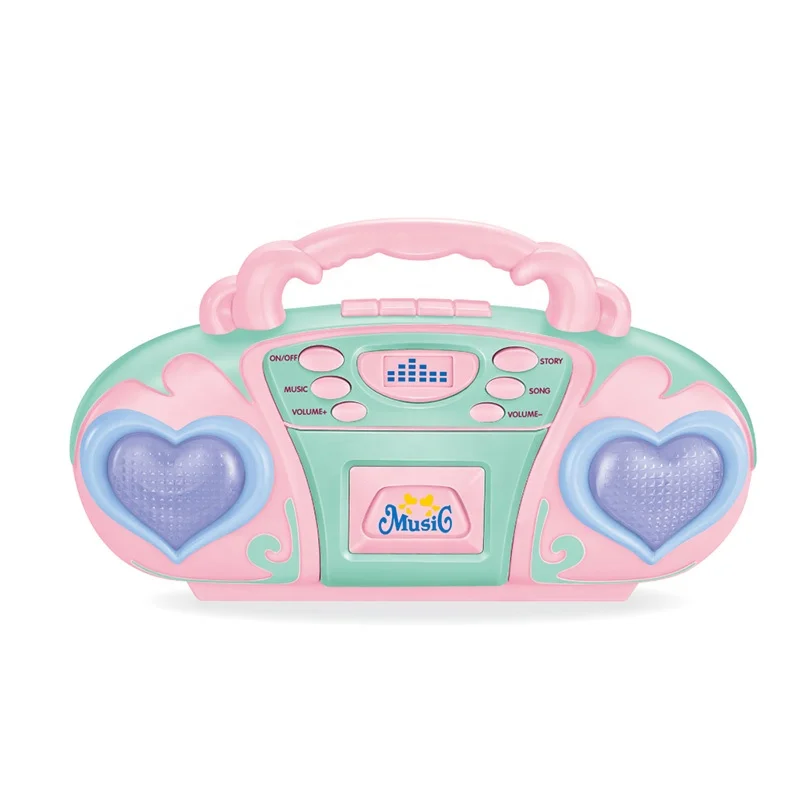 Smart learning education toy electric recording radio portable kids musical radio
