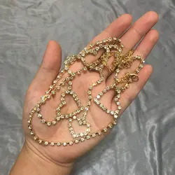 Fashion Belt Accessories Alloy  Metal Strap Chain for Belt Bags Shoes Silver Gold Heart Pendant Summer Beach Waist Body Chain