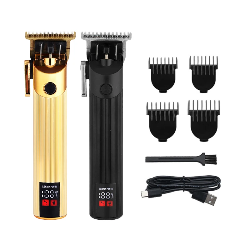 Hair Clippers for Men Professional Cordless Hair Trimmer Zero Gapped T-Blade Trimmer Hair Cutting Grooming Kit OEM