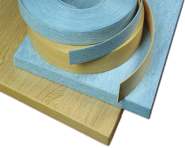 
plastic edge trim banding wood table 