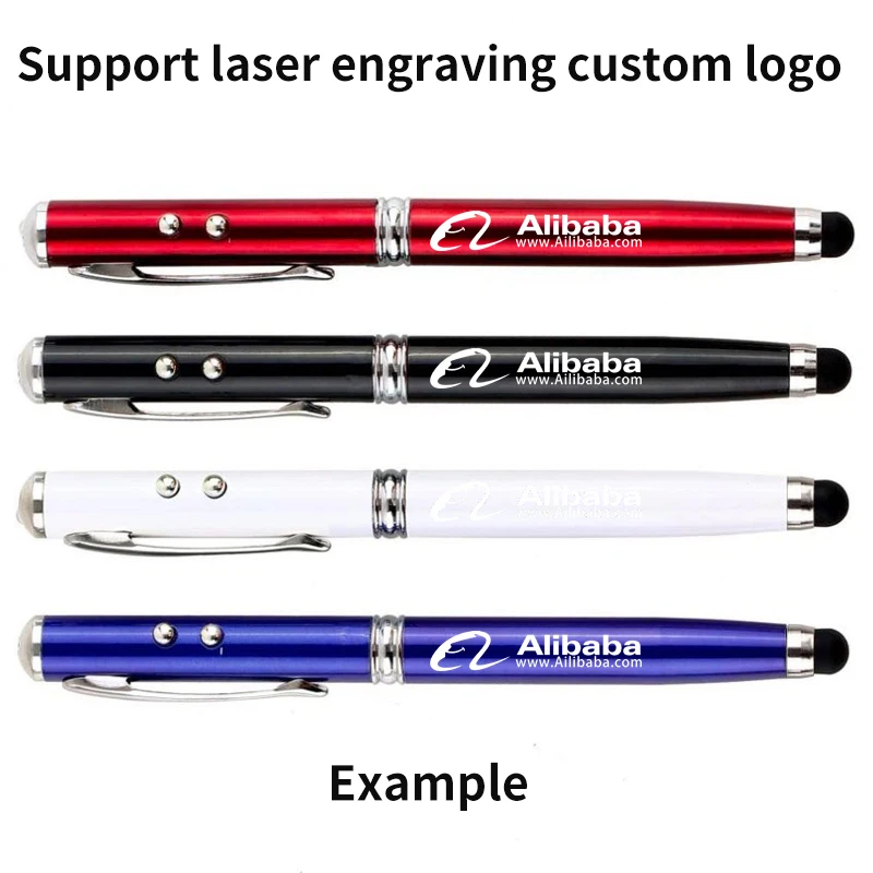 5in1 LED Pen Ball Laser Pointer 395 UV Light Torch Flashlight Touch Screen Ballpoint for iPad iphone Samsung Tablet capacitive