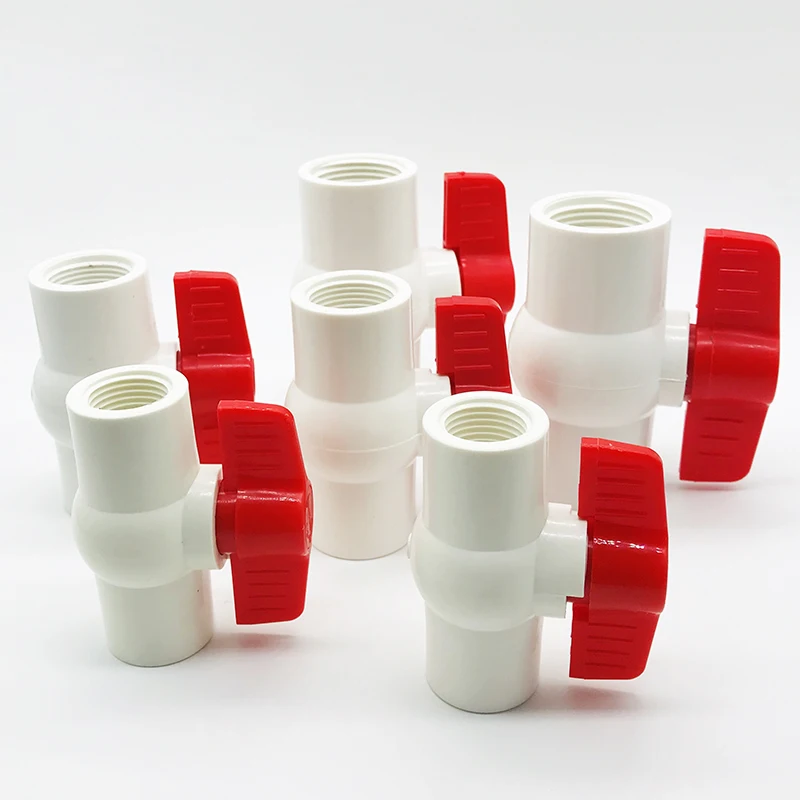 High Quality PN16 Socket/Thread 1/2'- 4' Water Ball Valve PVC Ball Valve With China Cheap Price