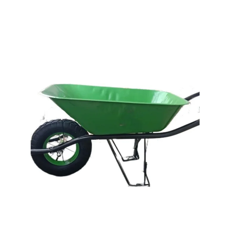 Hot Selling Metal Wheelbarrow WB6400 Economically Priced Farm Equipment for Garden Construction Industrial Use Directly Factory