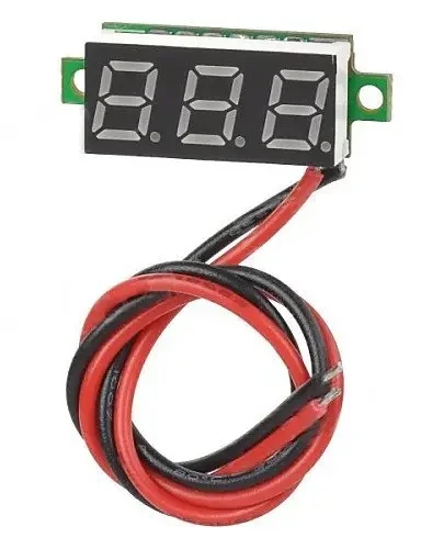0.28 Inch LED Mini Display Module 3 Wire DC0-30V Digital Voltmeter Voltage Tester Panel Meter Gauge Motorcycle Car