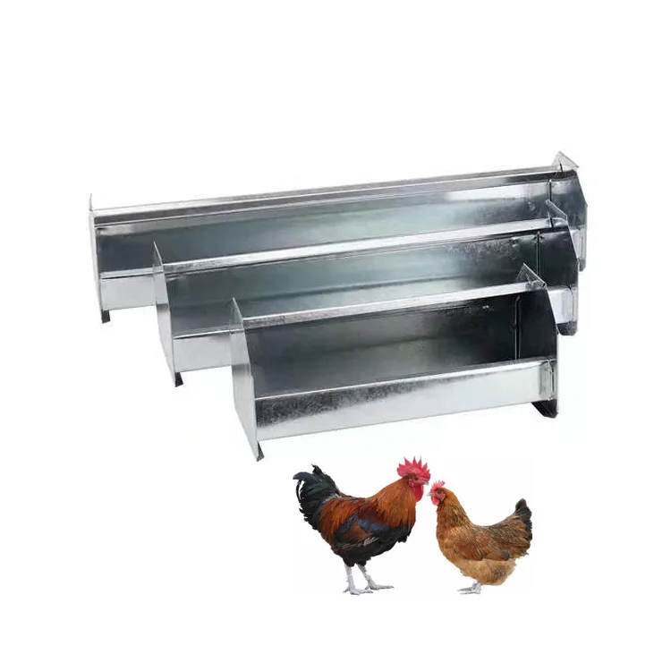 Animal Poultry Farm Feeder Drinker Equipment Poultry Feeders Galvanized Metal Chicken Broiler Drinkers And Feeder