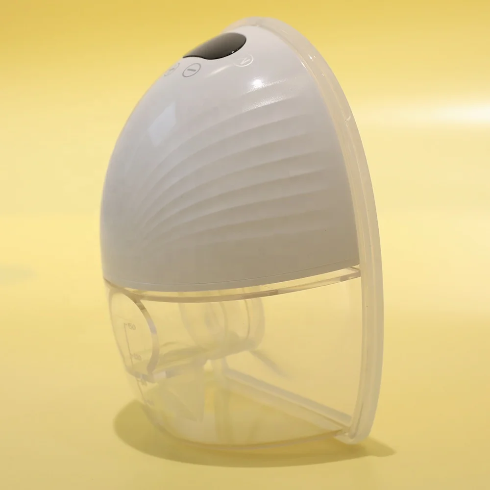 Portable Silicone Single Touch Led Mom Wearable Handsfree Vacuum Electric Breast Milk Pump With Low Noise For Baby Feeding