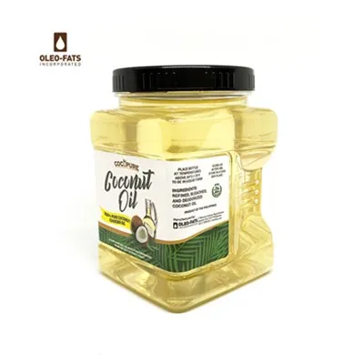 
Cocopure Brand Coconut oil 15*1L jar large capacity bulk coconut oil coconut oil pulling 