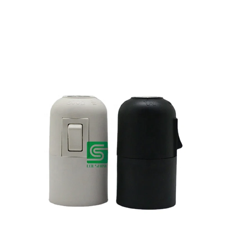 High Quality E27 European Lamp Socket Lampholder With Switch