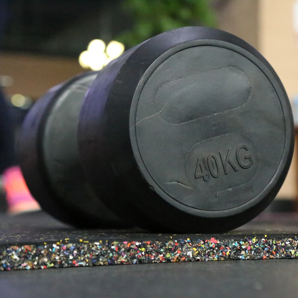 
Factory Price 2 Layers Custom Size Gym Floor Weight Bench Floor Mats 