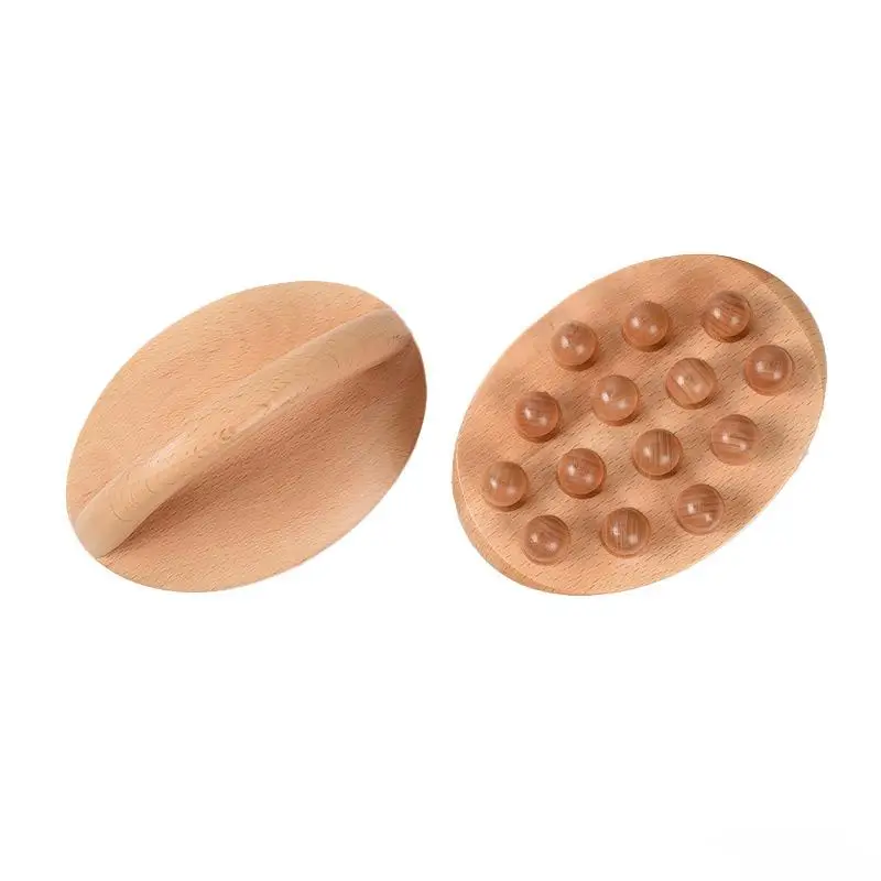Ручная щетка Gua Sha из натурального дерева для спа-терапии Антицеллюлитный Массажный инструмент шеи спины лица плеч