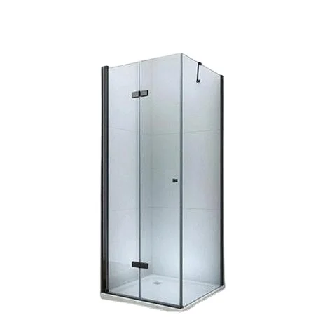 Hot selling premium shower enclosure Black finished rigid Alu.alloy frame, Bathroom Shower doors Leveling wall Bathroom Shower