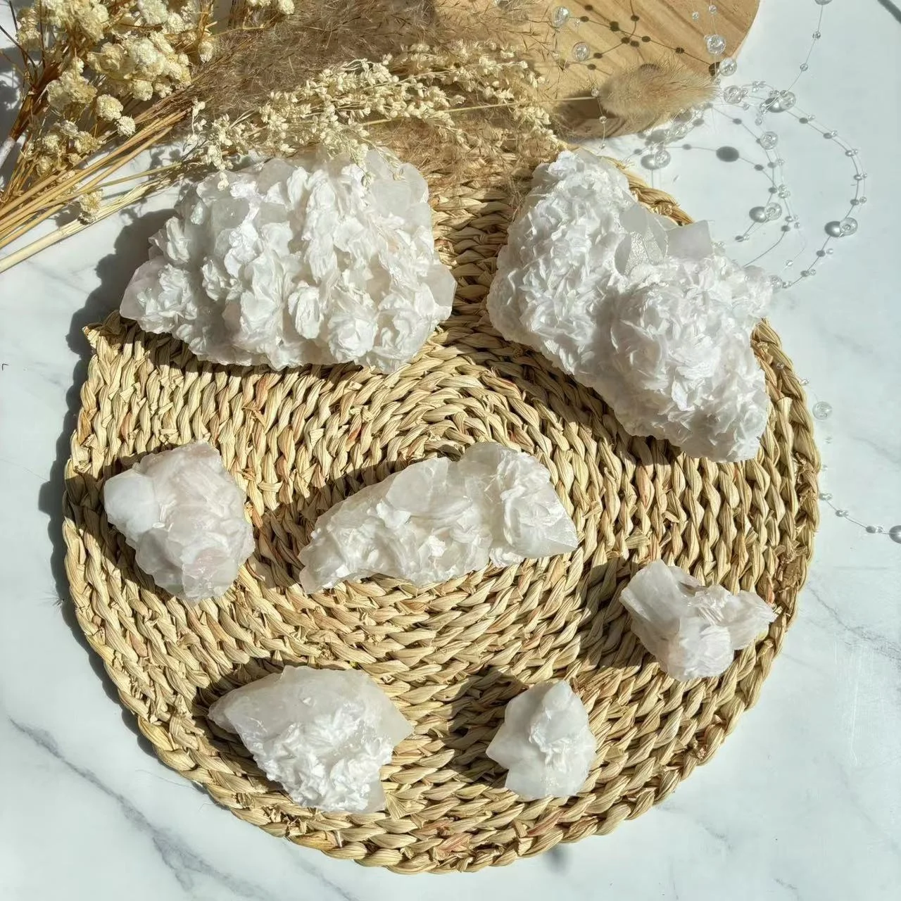 High Quality Mixed Material Crystal Cluster Wholesale Original Raw Stones Quartz Calcite Cluster Specimen For Collection