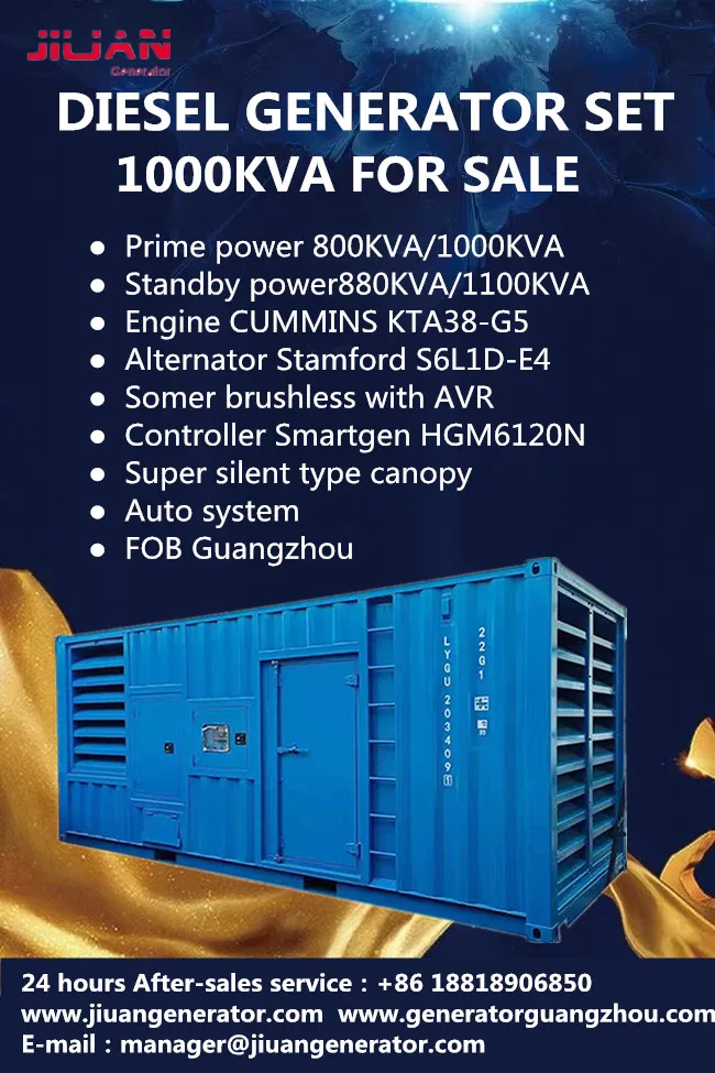Оригинальный дизельный генератор Cummin s QSK60 G4/G6/G8/G22 2000KVA 2250KVA 2500KVA