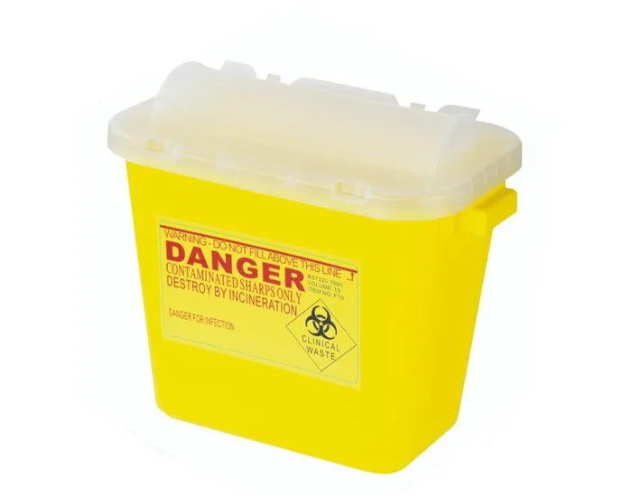 Wholesale Plastic Fresh Lock Storage Square Sharps Container Disposable