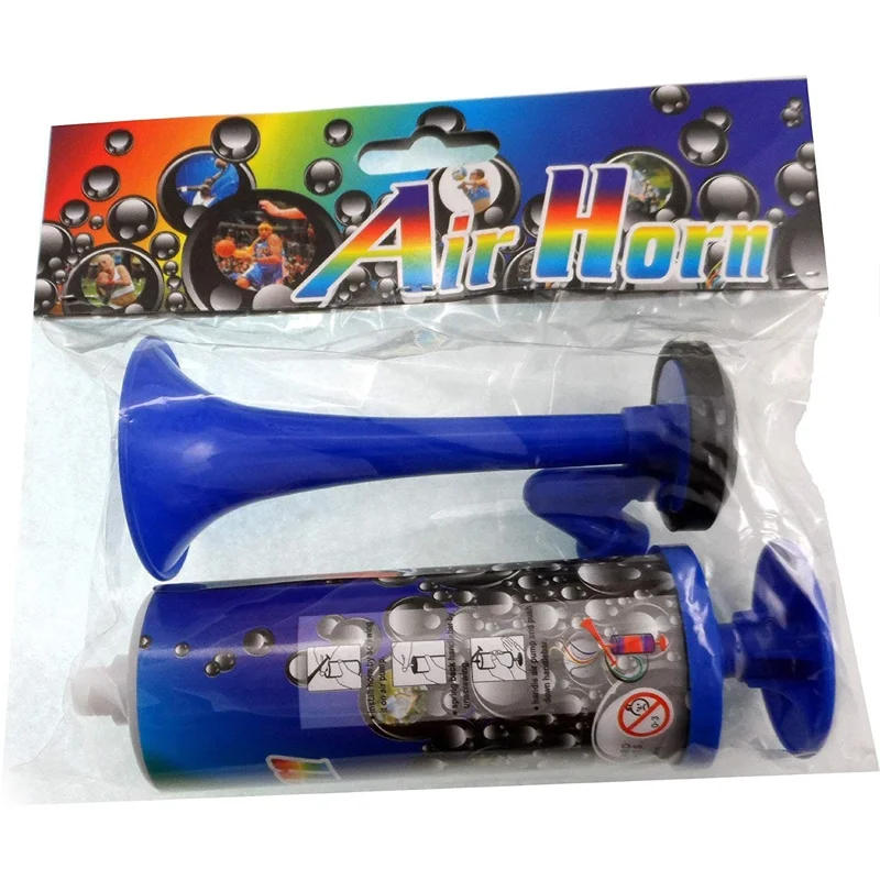 Plastic Pump Trumpet Toy Air Horn for Sport Warning Cheering