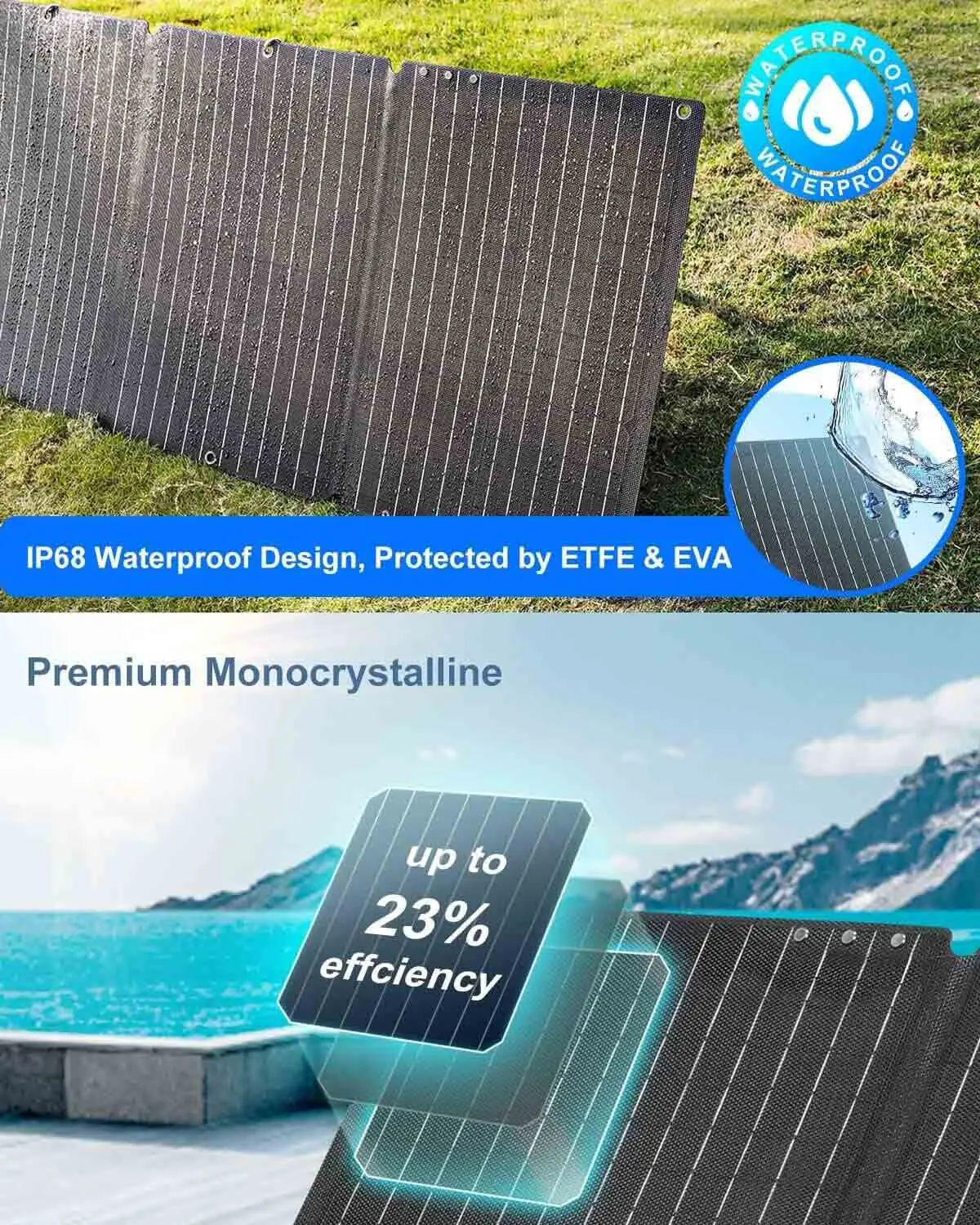 Outdoor Lightweight 32w Folding Foldable Sun Power Charging Plug Flexible Solar Pad Portable Solar Panel Charger