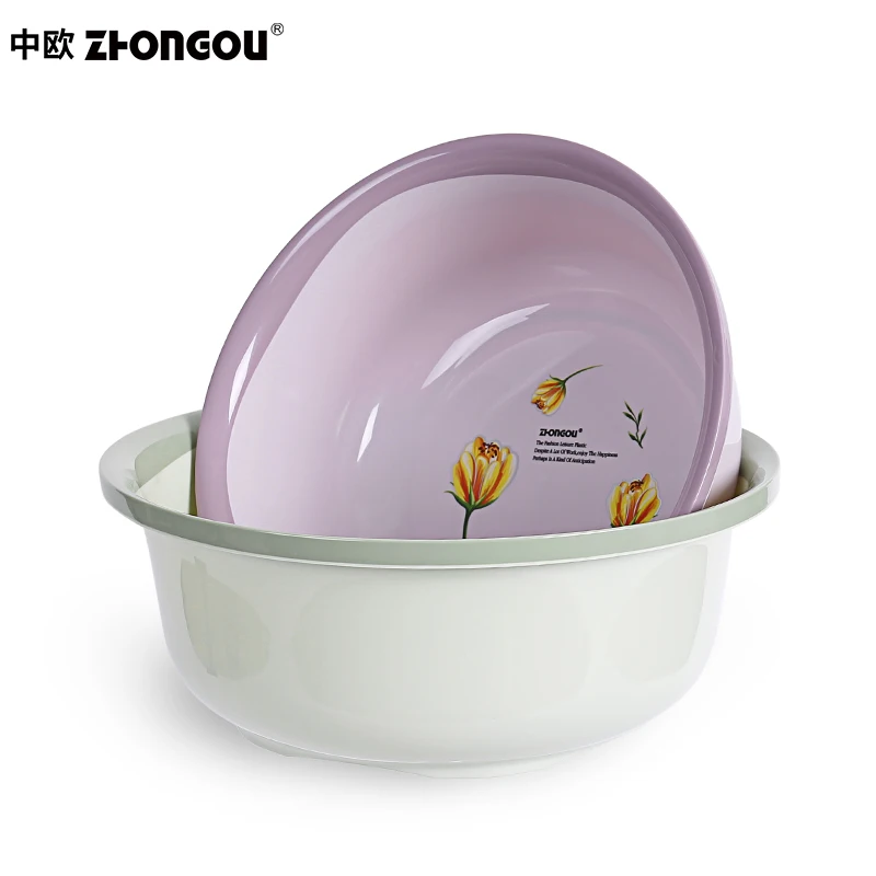 Transparent Plastic Portable  wash basin