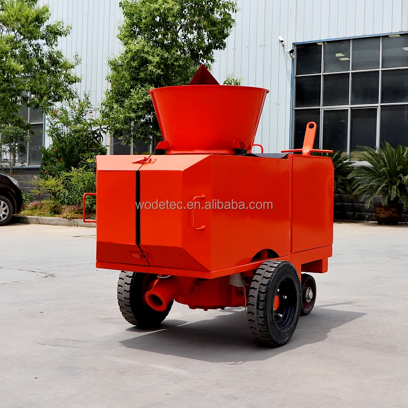 1.5~9m3/h China portable dry mixing electric castable refractory shotcrete machine system