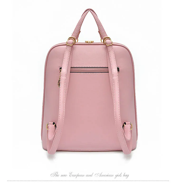 female lady shoulder backpack bag