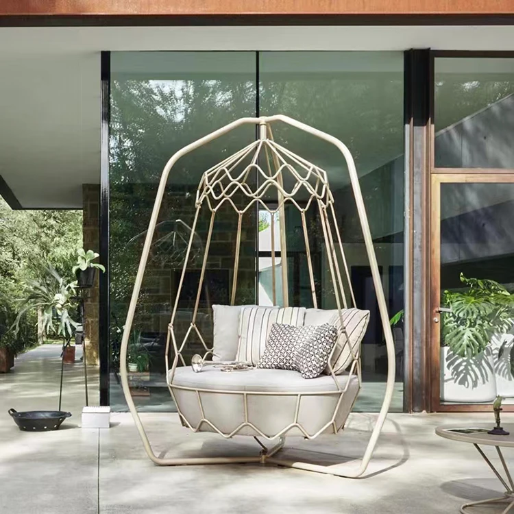 wholesale hanging egg chair garden swing patio metal swing sets