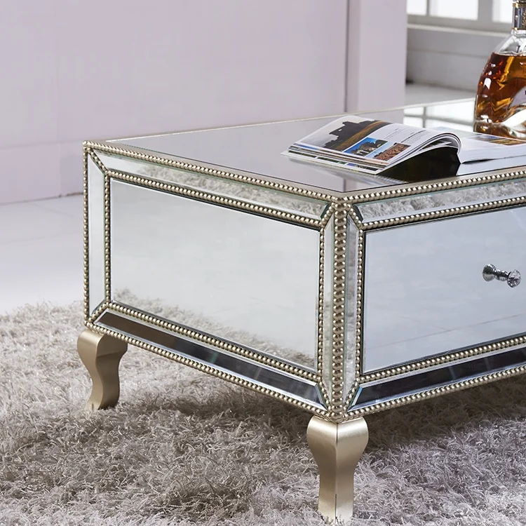 
High quality modern luxury modern furniture beads coffee table for living room 