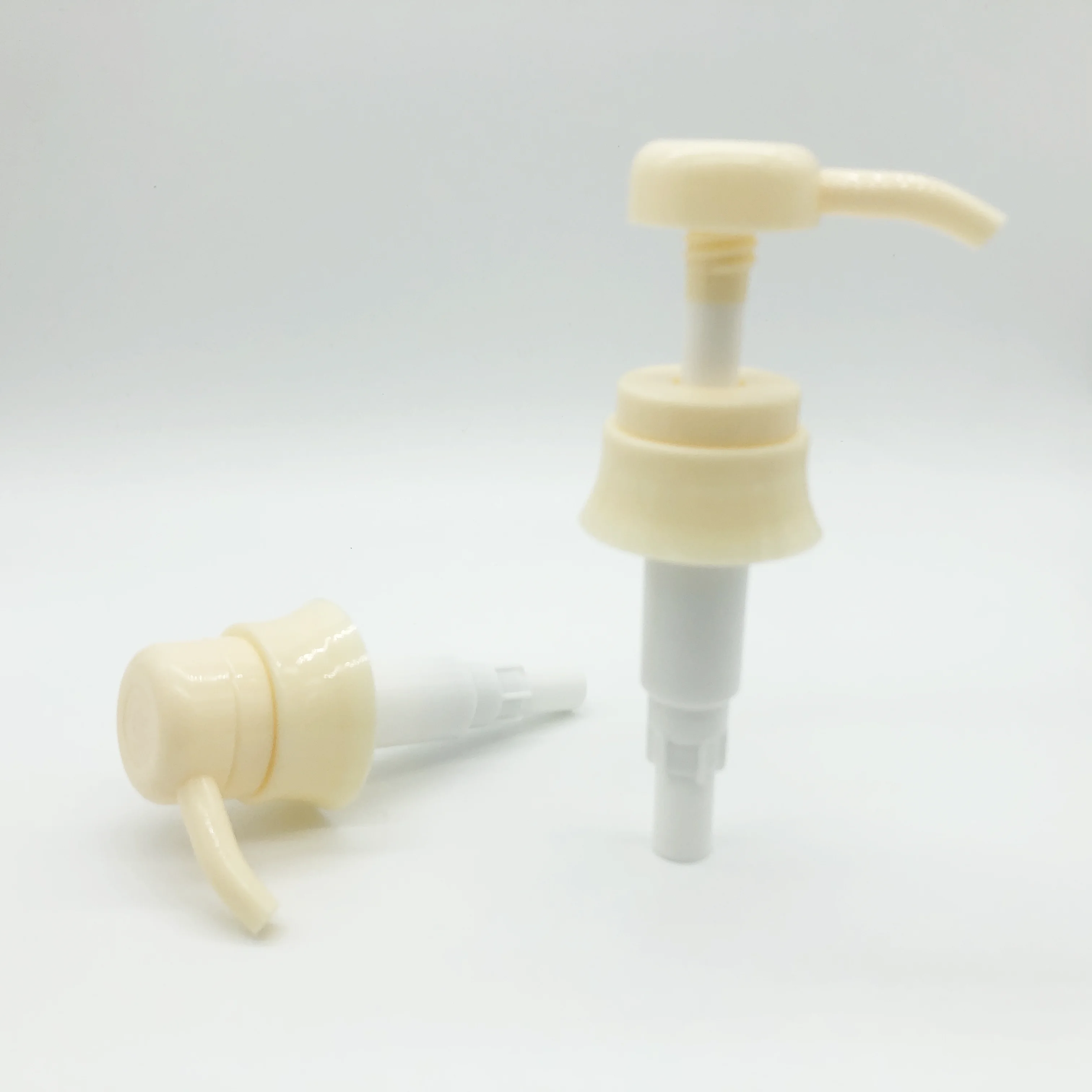 Factory Hot Sale Customized Yellow Plastic Lotion Dispenser Pump 32mm 33/410 Shampoo Shower Gel Pump For Shampoo Bottle