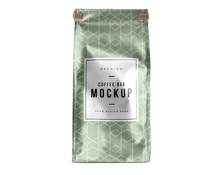 
80% bio-based Custom dielines available bioplastic zipper the pouch comes with a compostable valve tear Compostable Coffee Bag 