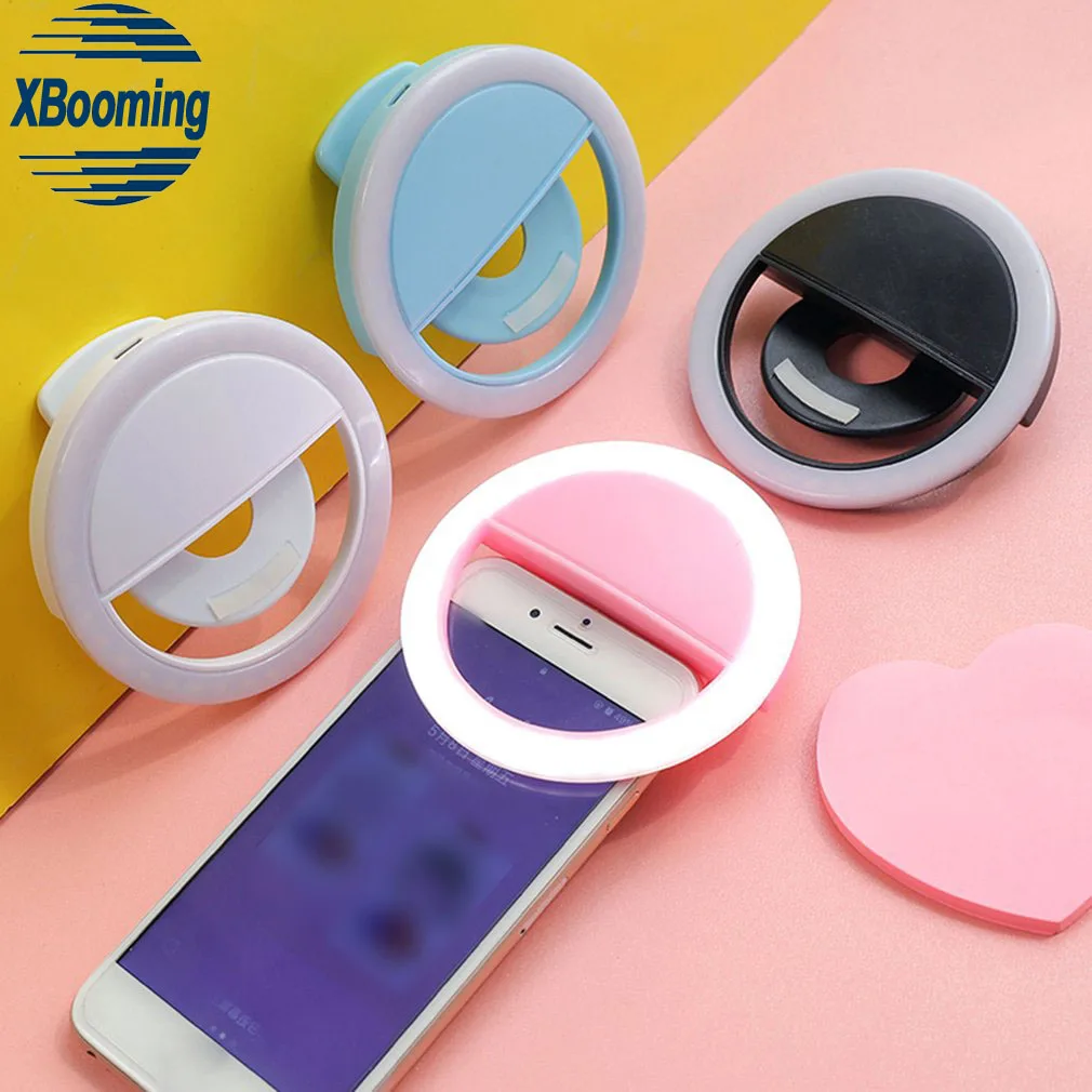 2021 Hot Sale Portable Rechargeable Selfie LED Ring Fill ring Light Mobile phone fill light