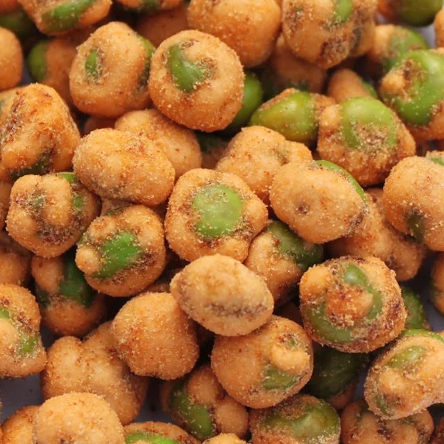 КОШЕРНЫЙ Сертифицированный острый горячий аромат жареный зеленый горох закуска