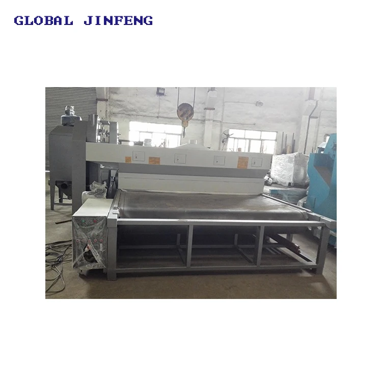 
JFDS-1300 high speed horizontal automatic glass sandblasting machine/glass sandblaster 