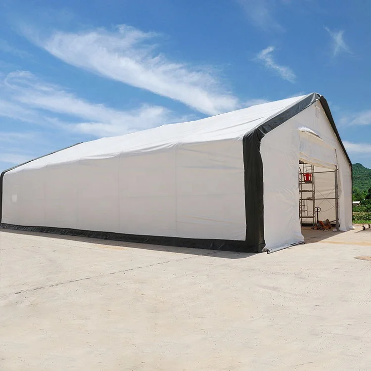 40Ft x 80Ft Prefabricated Wide Span Steel Structure Building Double Truss Shelter