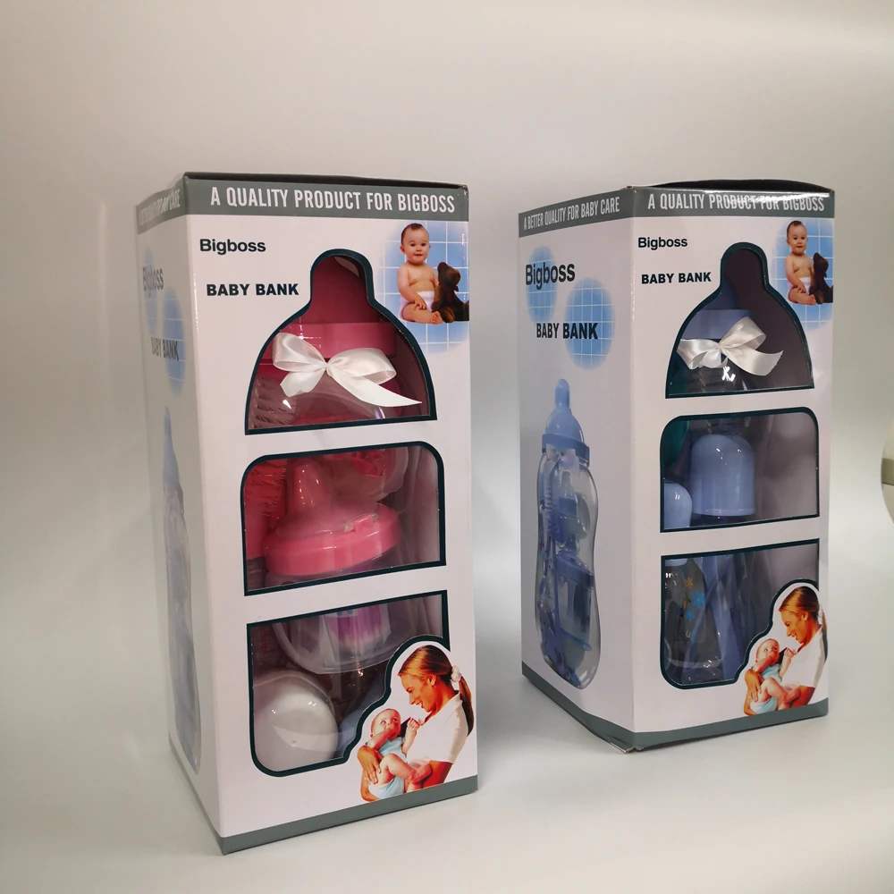 Hot Sale Africa Market PC Material Bottle High Quality Feeding Bottles Gift Set Big Baby Bank For Africa Market