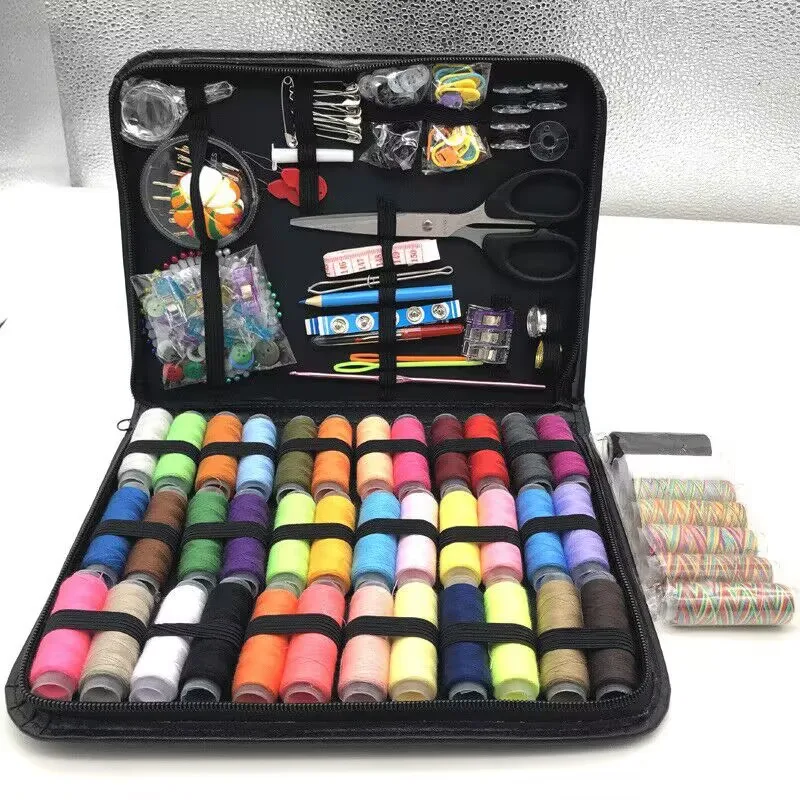 Sewing Kits for Adults Kids Complete Needle and Thread Kit for Sewing Portable Travel Case Sewing Repair Kit Ideal for Beginners
