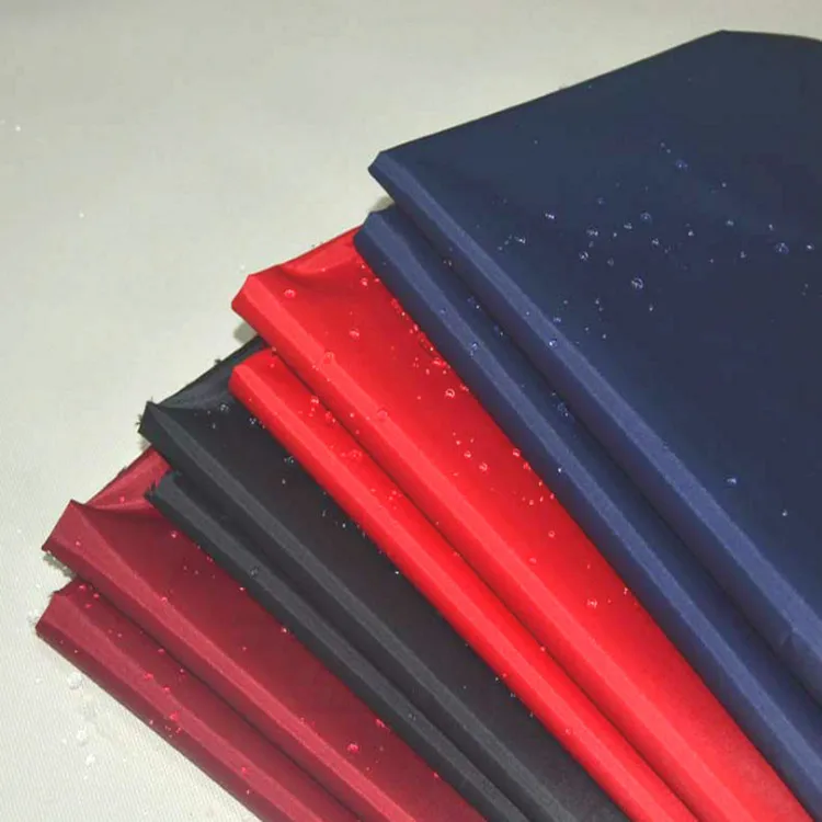 China Wholesale 100% Polyester Taffeta 190T PU 1000 mm Waterproof Umbrella Raincoat Tent Car Cover Bag Luggage Suitcase Fabric